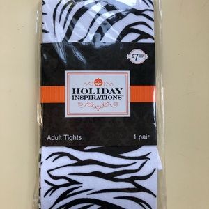 NEW Adult Zebra Tights
